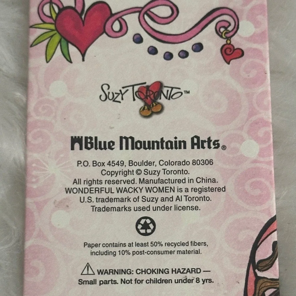 Suzy Toronto Pink Ribbon Breast Cancer Awareness Bookmark Blue Mountain Arts